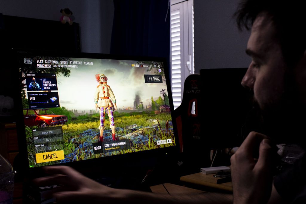 Keiron Prescott playing PUBG