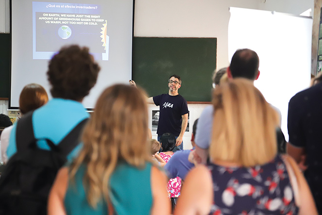 Astrophysicist Javier Peralta from Algeciras