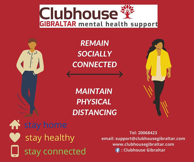 Physical Distancing Clubhouse Gibraltar